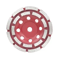 Rebolo Diamantado Tipo Prato Segmentado USO Em Esmerilhadeira Rosca M14 4.1/2"X14MM Cortag 61754