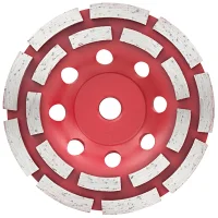 Rebolo Diamantado Tipo Prato Segmentado USO Em Esmerilhadeira Rosca M14 4.1/2"X14MM Cortag 61754