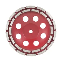 Rebolo Diamantado Tipo Prato Segmentado USO Em Esmerilhadeira Rosca M14 7"X14MM Cortag 61756