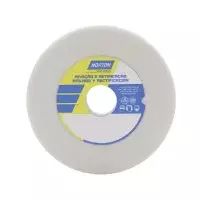 Rebolo Reto Ferro Branco Para Afiacao de Ferramentas 6X1" Norton FE38A60K