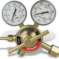 Regulador de Pressao Acetileno Simples Estagio - Linha Media e Pesada White Martins R81