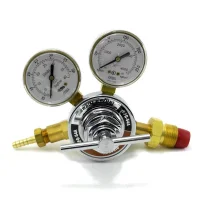 Regulador de Pressao Argonio Simples Estagio - Linha Leve e Media com Manometro White Martins RFG54A