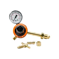 Regulador de Pressao Glp 45kg Alta Vazao - Linha Media Fox RF3