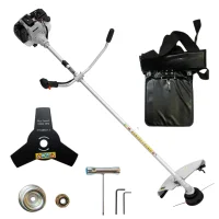 Rocadeira Lateral a Gasolina 2T com Lamina e Carretel de Nylon 42,7CC-1,7HP Toyama TBC43H