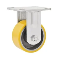 Rodizio Fixo Poliuretano ARO Ferro Fundido Furos 72,85MM Capacidade 180kg 4" Marcon RM90