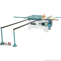 Serra Circular Esquadrejadeira Eixo Inclinavel Sem Riscador 5HP-2P 2,9M 220V TRIF Baldan SEC3I