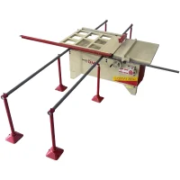 Serra Circular Esquadrejadeira Sem Riscador Motor 3HP 2,95M 220/380V Omil SCEO2950