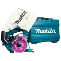 Serra Circular Marmore a Bateria 18V Brushless com Maleta Sem Carregador e Bateria 125MM Makita DCC500ZKX1