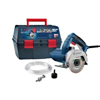 Serra Marmore Com KIT Refrigeracao Maleta e Disco 125MM 110V 1500W Bosch GDC 151 TITAN