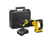 Serra Sabre a Bateria 20V Max Com Maleta Carregador e 1 Bateria 2AH Bivolt Stanley SCR300D1K-BR