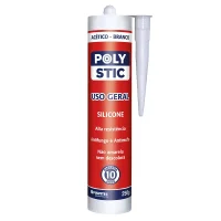 Silicone Acetico Branco USO Geral Polystic 250G Pulvitec ZB115