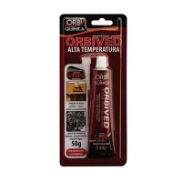 Silicone Acetico Vermelho Alta Temperatura 50G Orbi ORBIVED/AT