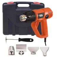 Soprador Termico Com Maleta e 5 Acessorios 50-600 GR 220V 1800W Black Decker HG2000KB2