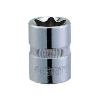 Soquete E-Torx Encaixe 1/2" CRV 1/2XE14 Sata ST13703SC