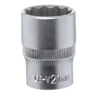 Soquete Estriado Encaixe 1/2" 1/2X21MM Corneta 3310421