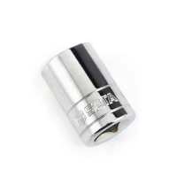 Soquete Estriado Encaixe 1/2" CRV 1/2X1/2" Sata ST13504SC