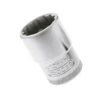 Soquete Estriado Encaixe 1/2" CRV 1/2X20MM Gedore D19