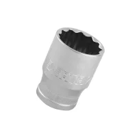 Soquete Estriado Encaixe 1/2" CRV 1/2X21MM Sata ST13612SC