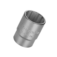 Soquete Estriado Encaixe 1/2" CRV 1/2X24MM Tramontina Pro 44833/124