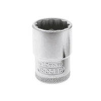 Soquete Estriado Encaixe 1/2" CRV 1/2X36MM Gedore D19