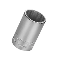 Soquete Estriado Encaixe 1/2" CRV 1/2X5/8" Tramontina Pro 44834/106