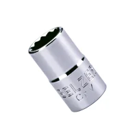 Soquete Estriado Encaixe 1/2" CRV 1/2X7/16" Belzer 204503BX