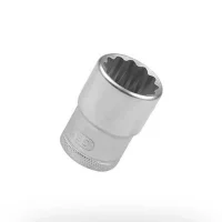 Soquete Estriado Encaixe 1/2" CRV 1/2X9MM Gedore D19