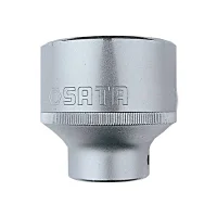 Soquete Estriado Encaixe 3/4" CRV 3/4X1.5/16" Sata ST16510SC