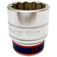 Soquete Estriado Encaixe 3/4" CRV 3/4X36MM King Tony 633036M