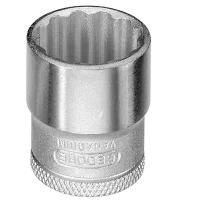 Soquete Estriado Encaixe 3/8" CRV 3/8X10MM Gedore D30