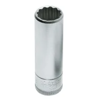 Soquete Estriado Longo Encaixe 1/2" CRV 1/2X19MM Gedore D19L