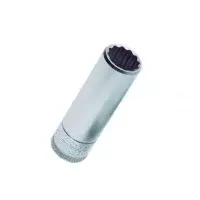 Soquete Estriado Longo Encaixe 1/2" CRV 1/2X7/16" Gedore D19L