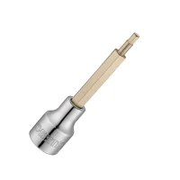 Soquete Ponta Allen Longo Encaixe 1/2" CRV 1/2X12MM Sata ST25207SC