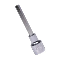 Soquete Ponta Allen Longo Encaixe 1/2" CRV 1/2X8MM Sata ST25205SC