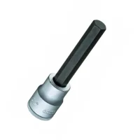 Soquete Ponta Allen Longo Encaixe 3/4" CRV 3/4X19MM Gedore IN32L