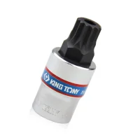 Soquete Ponta Multidentada com Guia Para Bujao de Oleo - Golf / Polo / Passat 1/2X18MM King Tony 402B18