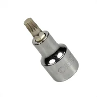 Soquete Ponta Multidentada Encaixe 1/2" CRV 1/2X10MM Sata ST24804SC