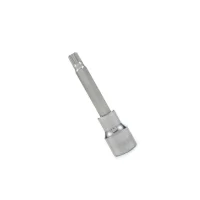 Soquete Ponta Multidentada Longo Encaixe 1/2" CRV 1/2X5MM Sata ST25801SC