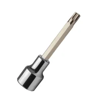 Soquete Ponta Torx Longo Encaixe 1/2" CRV 1/2XT30 Sata ST25104SC