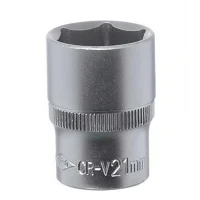 Soquete Sextavado Encaixe 1/2" CRV 1/2X21MM Corneta 3310221