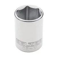 Soquete Sextavado Encaixe 1/2" CRV 1/2X15/16" Belzer 205513BX