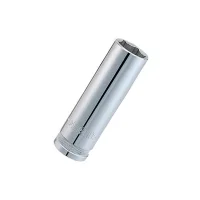 Soquete Sextavado Longo Encaixe 1/2" CRV 1/2X11/16" Sata ST13206SC