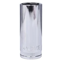 Soquete Sextavado Longo Encaixe 1/2" CRV 1/2X16MM Sata ST13407SC