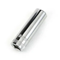 Soquete Sextavado Longo Encaixe 1/2" CRV 1/2X17MM Sata ST13408SC