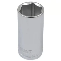 Soquete Sextavado Longo Encaixe 1/2" CRV 1/2X27MM Sata ST13415SC