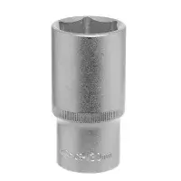 Soquete Sextavado Longo Encaixe 1/2" CRV 1/2X30MM Corneta 3310030