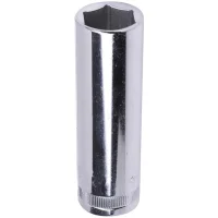 Soquete Sextavado Longo Encaixe 1/2" CRV 1/2X5/8" Sata ST13205SC