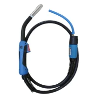 Tocha Mig Aluminio Black Series Encaixe Euro Conector para Arame 1A1,6MM 2M Tbi TBI 360