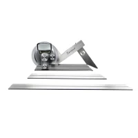 Transferidor de Angulo Tipo Meia LUA com Lamina 300MM 360 GRAUS Dasqua 4250003