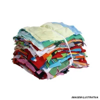 Trapo Costurado Colorido Fornecido Saco de 20 KG Rg